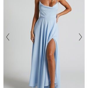Showpo - Baby Blue long dress with slit